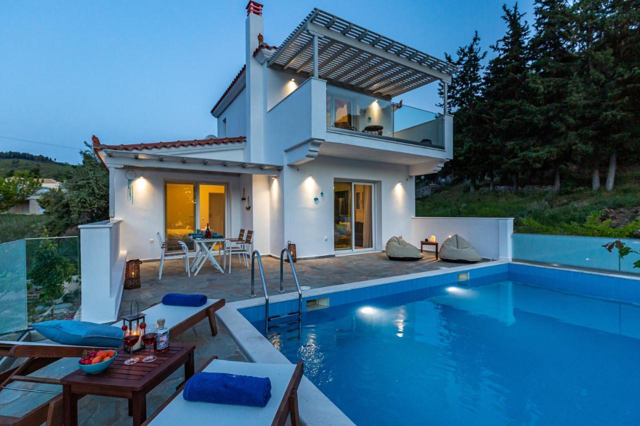 Villa Amarandos Agnontas Bagian luar foto