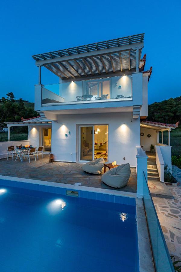 Villa Amarandos Agnontas Bagian luar foto