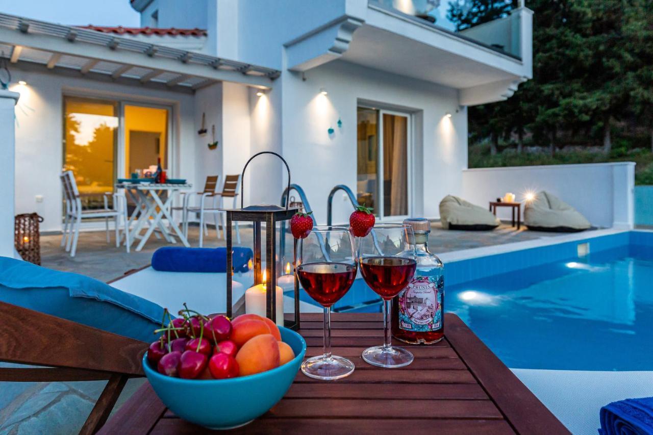 Villa Amarandos Agnontas Bagian luar foto