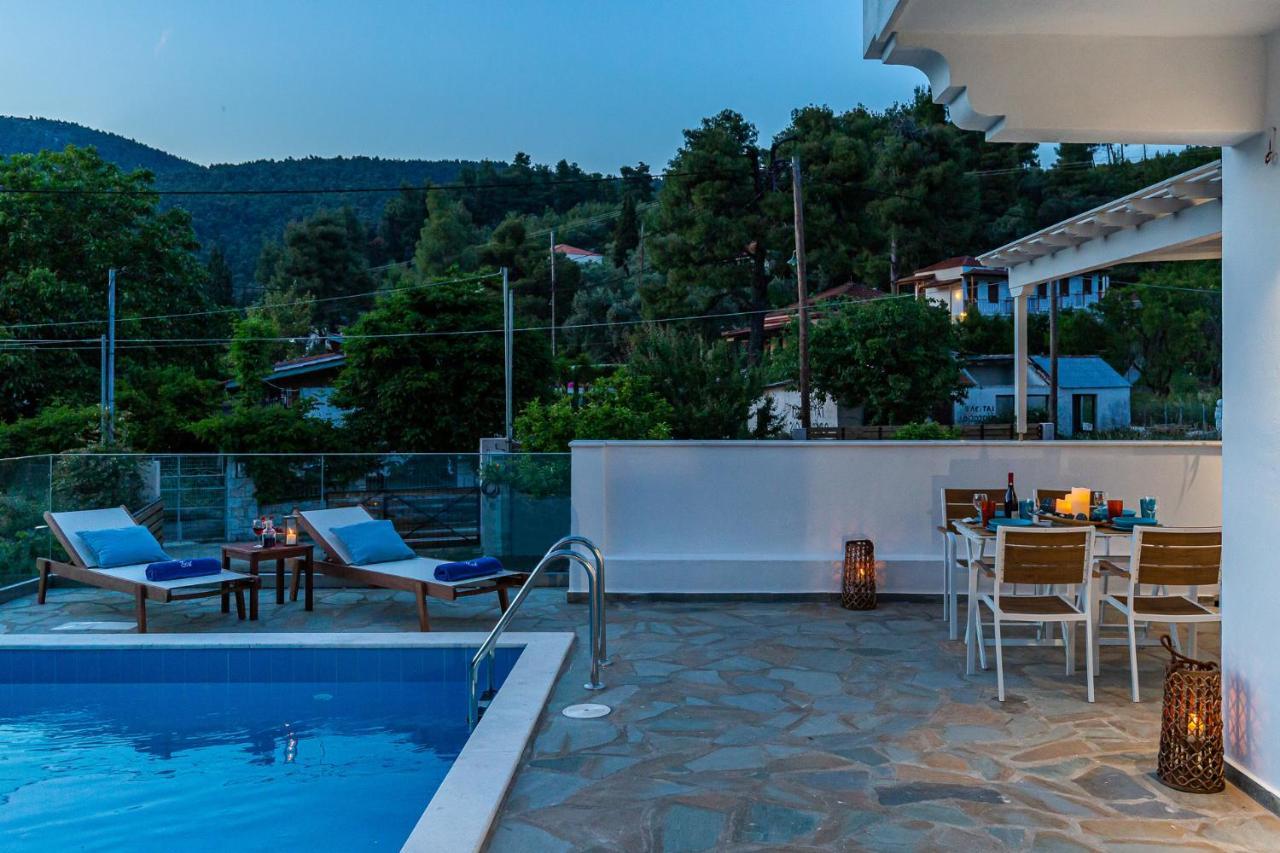 Villa Amarandos Agnontas Bagian luar foto