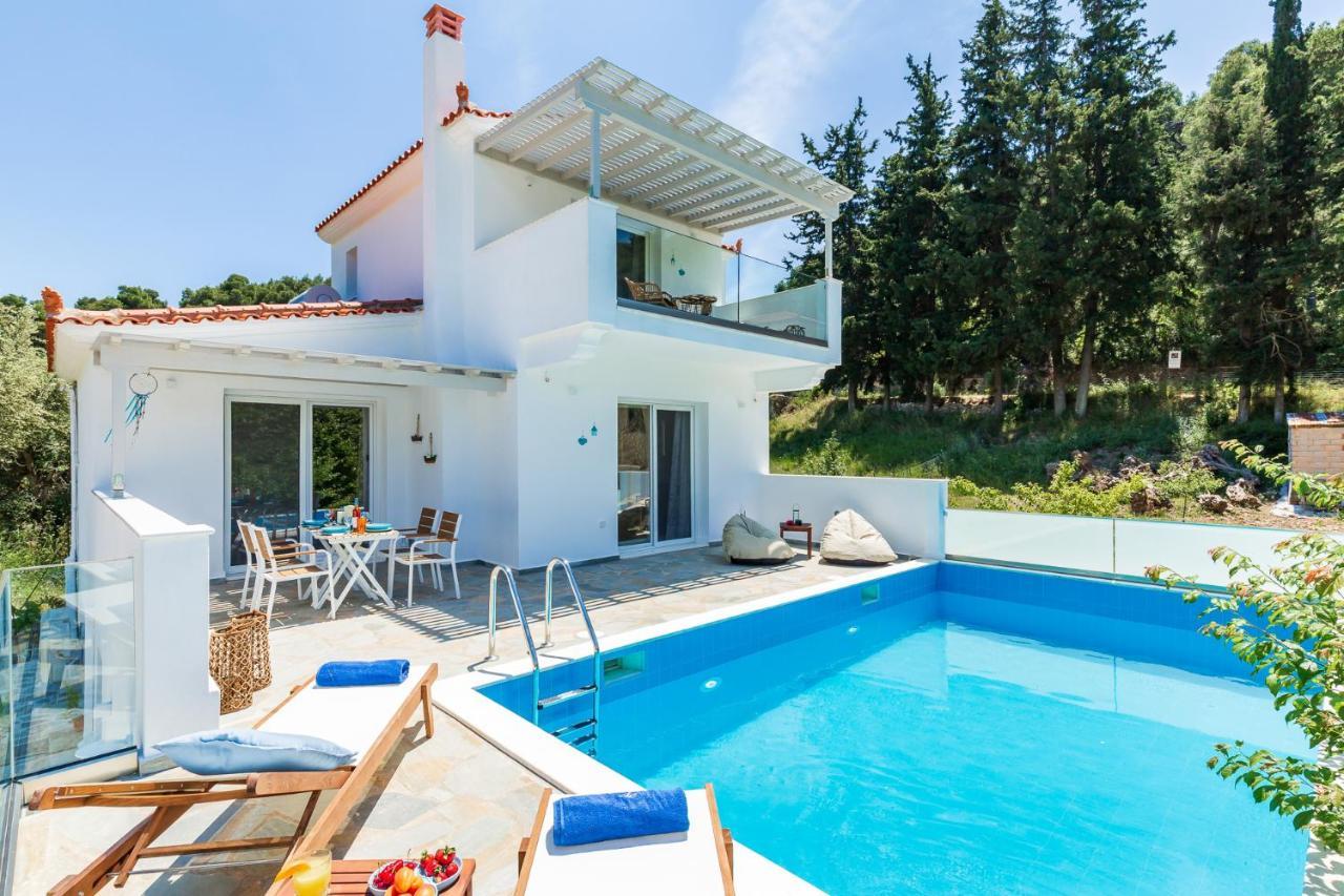 Villa Amarandos Agnontas Bagian luar foto