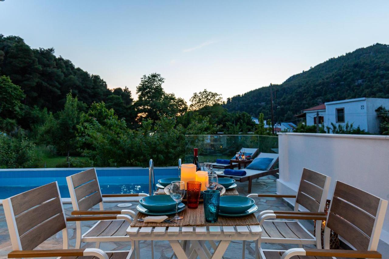 Villa Amarandos Agnontas Bagian luar foto