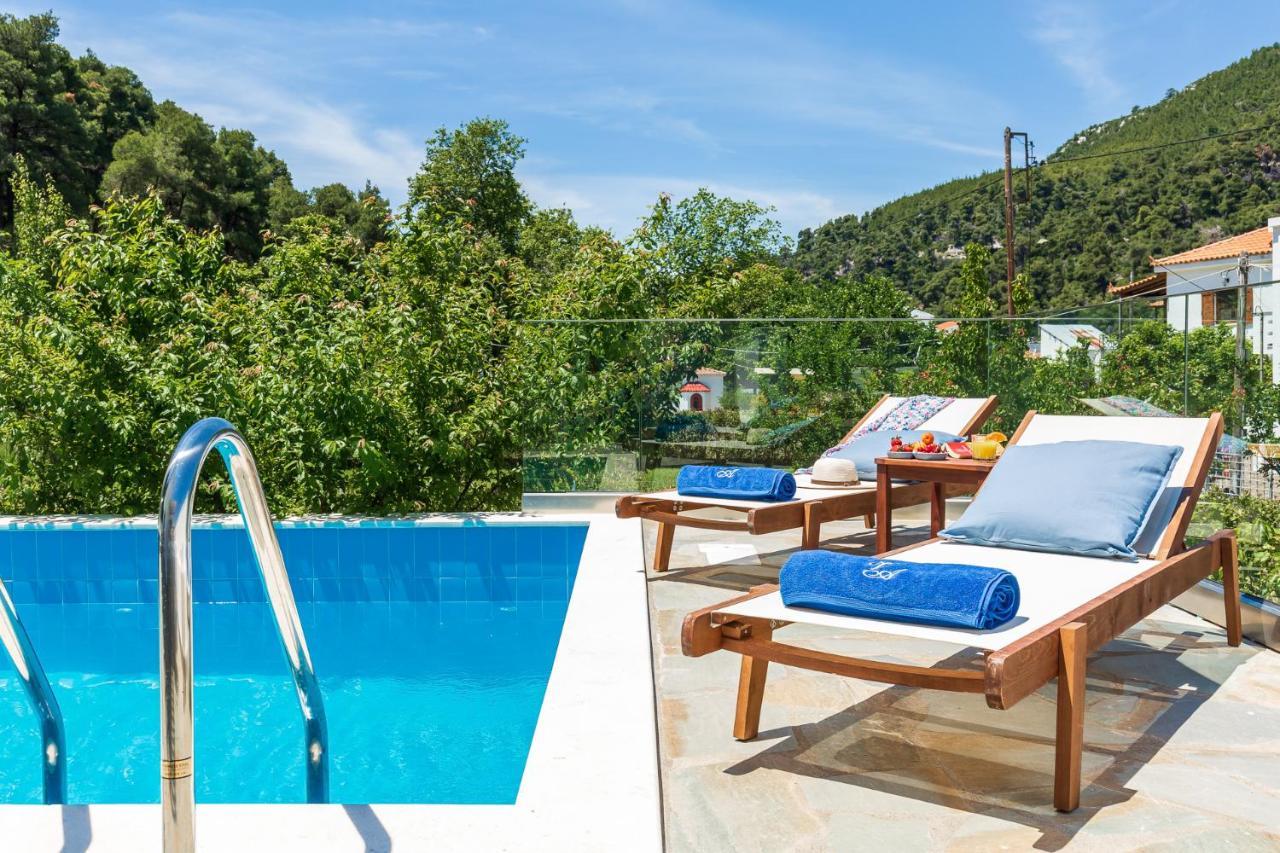 Villa Amarandos Agnontas Bagian luar foto