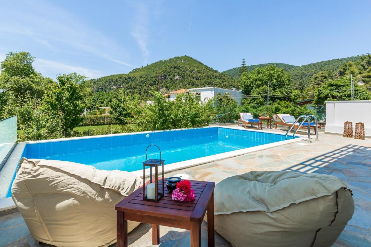 Villa Amarandos Agnontas Bagian luar foto