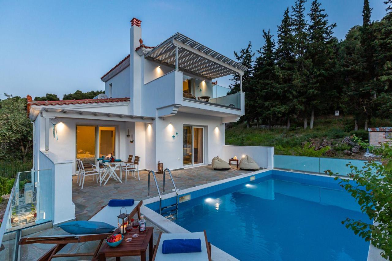 Villa Amarandos Agnontas Bagian luar foto