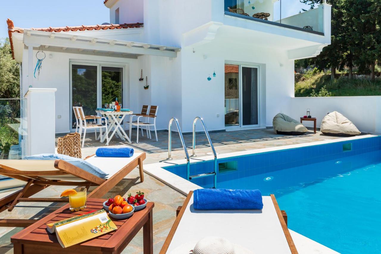 Villa Amarandos Agnontas Bagian luar foto